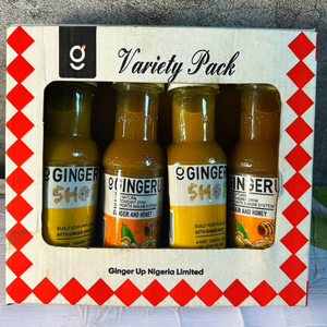 Variety pack Mix of ginger shot and ginger up N4,500